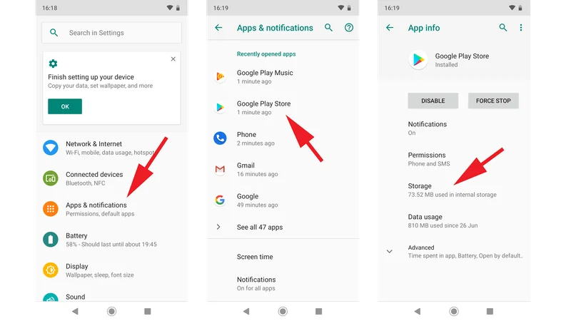 Android Force Stop and Clear App Cache Step-by-Step Resolution